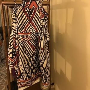 Tribal print dress cocktail style